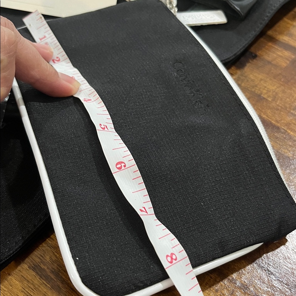 Calvin Klein Black  Tote with Faux Leather Trim - Picture 9 of 9